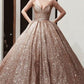 Sash/Ribbon/Belt Sweetheart Ball Sequins Gown Sleeveless Floor-Length Dresses