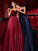 Sweetheart Court Sleeveless A-Line/Princess Train Ruffles Satin Dresses