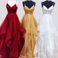 Spaghetti Straps A-Line/Princess Sleeveless Floor-Length Tulle Dresses