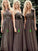 Chiffon Sleeveless A-Line/Princess Floor-Length Bridesmaid Dresses