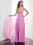 Sleeveless A-Line/Princess Sweetheart Ruched Long Chiffon Dresses