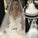 Train Applique Lace Gown Ball Sleeves Long Cathedral Scoop Tulle Wedding Dresses