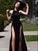 Jewel A-Line/Princess Sleeveless Floor-Length Sequin Dresses