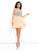 Sleeveless Short Straps A-Line/Princess Rhinestone Chiffon Cocktail Dresses