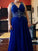 Chiffon Beading Floor-Length Sleeveless V-neck A-Line/Princess Plus Size Dresses