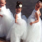 Gown Ball Sleeveless Floor-Length Tulle Jewel Flower Girl Dresses