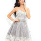 Sweetheart Sleeveless Lace A-Line/Princess Short Tulle Cocktail Dresses