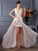 Sleeveless Beading A-Line/Princess Straps Long Chiffon Dresses
