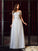 Sleeveless A-Line/Princess Beading Off-the-Shoulder Long Net Dresses