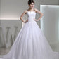 Ball Satin Strapless Gown Beading Sleeveless Applique Wedding Dresses