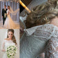 Lace Train Off-the-Shoulder Sweep/Brush Trumpet/Mermaid Applique Long Sleeves Tulle Wedding Dresses