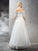 Sleeves Long Long Off-the-Shoulder Ball Gown Lace Net Wedding Dresses