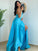 A-Line/Princess Straps Spaghetti Satin Sleeveless Ruffles Floor-Length Dresses