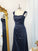 Satin Straps Woven Sleeveless A-Line/Princess Elastic Ruched Floor-Length Dresses