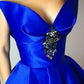 Ruffles Gown Sleeveless Ball V-neck Floor-Length Satin Dresses