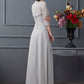 Chiffon A-Line/Princess Long of Mother One-Shoulder Sleeveless Beading the Bride Dresses
