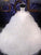 Sequin Ball Sweetheart Chapel Gown Train Sleeveless Beading Organza Wedding Dresses