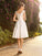 Short V-neck Sleeveless Beading A-Line/Princess Satin Wedding Dresses