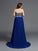Chiffon A-Line/Princess Sleeveless Long Sweetheart Rhinestone Plus Size Dresses