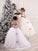 Scoop Ball Gown Sleeveless Tulle Floor-Length Sash/Ribbon/Belt Flower Girl Dresses