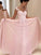 Sleeveless A-Line/Princess Floor-Length Sweetheart Applique Tulle Dresses