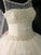 Tulle Beading Ball Gown Sleeveless Scoop Floor-Length Wedding Dresses