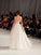 A-line/Princess Short Sleeveless Sleeves Scoop Floor-length Organza Prom Dresses