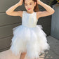 Scoop Short/Mini Sleeveless Tulle Lace A-Line/Princess Flower Girl Dresses