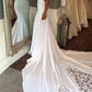 Cathedral Trumpet/Mermaid Applique Train Sleeveless Sweetheart Lace Wedding Dresses