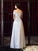Sleeveless A-Line/Princess Beading Off-the-Shoulder Long Net Dresses