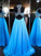 Jewel Sleeveless Train Sweep/Brush A-Line/Princess Beading Tulle Dresses