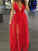 A-Line/Princess Sleeveless Straps Spaghetti Floor-Length Chiffon Dresses