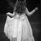 Floor-Length Sleeves Jewel Bowknot A-Line/Princess Lace Long Flower Girl Dresses