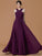 Floor-Length A-Line/Princess Sleeveless Halter Ruched Chiffon Bridesmaid Dresses