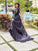 Lace Sleeves A-Line/Princess Long Bateau Asymmetrical Satin Plus Size Dresses