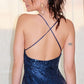 Sequins Sleeveless Sheath/Column Spaghetti Straps Short/Mini Homecoming Dresses
