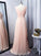 Floor-Length A-Line/Princess V-neck Chiffon Sleeveless Ruffles Dresses