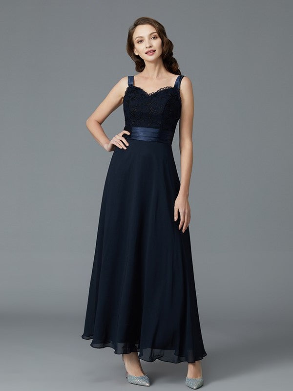 Sweetheart Chiffon A-Line/Princess Sleeveless Mother Ankle-Length of the Bride Dresses