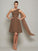 A-Line/Princess One-Shoulder Sleeveless Short Pleats Chiffon Bridesmaid Dresses