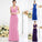Pleats Sleeveless V-neck A-Line/Princess Long Chiffon Bridesmaid Dresses