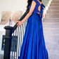 Sleeveless Satin Scoop Beading A-Line/Princess Floor-Length Two Piece Dresses