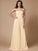 Ruffles A-Line/Princess Sleeveless Chiffon Sweetheart Long Bridesmaid Dresses