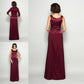 Long Mother A-Line/Princess Woven Sleeveless Square of Satin Elastic the Bride Dresses