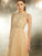 Scoop Beading Sleeveless A-Line/Princess Floor-Length Tulle Dresses