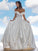 Court Gown Ball Sleeveless Off-the-Shoulder Ruffles Satin Train Wedding Dresses