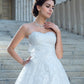 Ball Lace Sleeveless Long Gown Sweetheart Lace Wedding Dresses