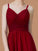 Ruffles Straps Asymmetrical Sleeveless A-Line/Princess Spaghetti Chiffon Bridesmaid Dresses