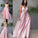Satin V-neck A-Line/Princess Ruched Sleeveless Floor-Length Dresses