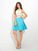 Short Sleeveless A-Line/Princess Satin Beading Jersey Two Piece Dresses