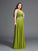 Chiffon Straps Long A-Line/Princess Sleeveless Rhinestone Plus Size Dresses